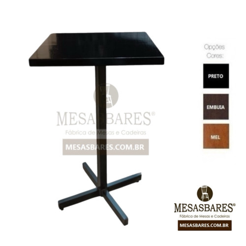 Mesa Bistrô Alta para Área Externa de Bares e Restaurantes São Paulo - Cod: 1948